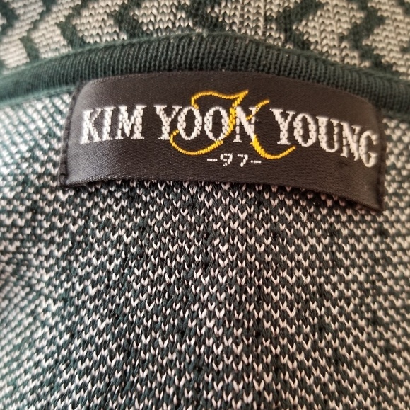 Vintage Retro Stretch Blazer in Forest Green, M - Picture 5 of 7